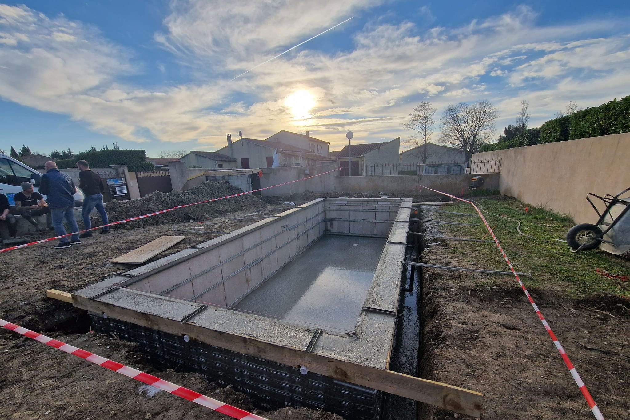 Devis pour construction piscine béton